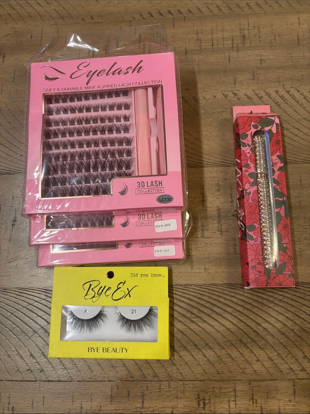 Eyelash 3D Lash Collection Pink False Lashes - 758